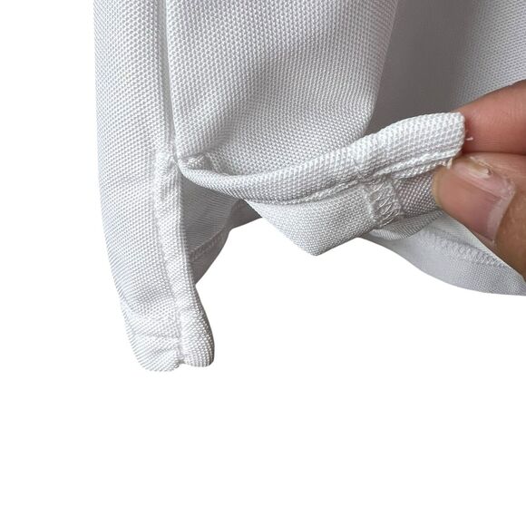 Chestnut Hill Polo Golf Shirt Womens Sz Large Dry Fast White Short Sleeve Collar - Picture 4 of 7